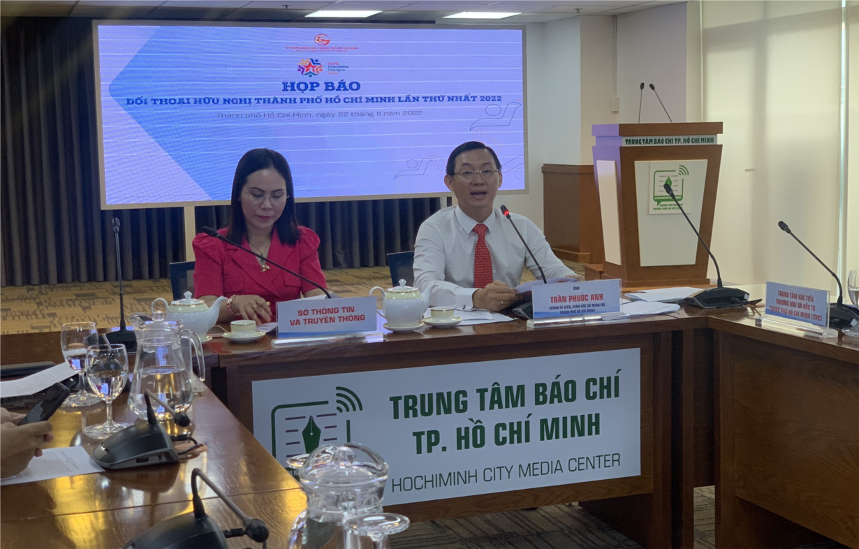 Lần đầu tiên tổ chức “Đối thoại Hữu nghị Thành phố Hồ Chí Minh” (22/11/2022)